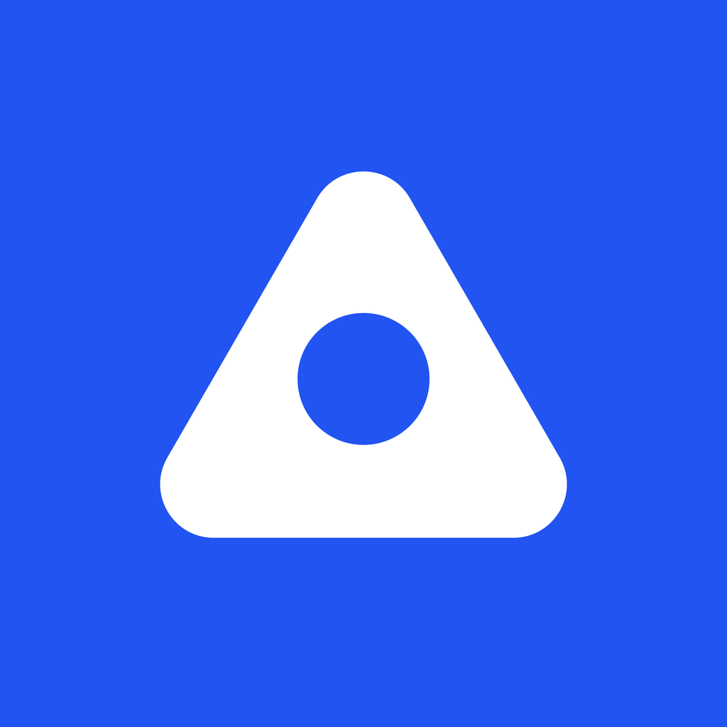 App icon, blue